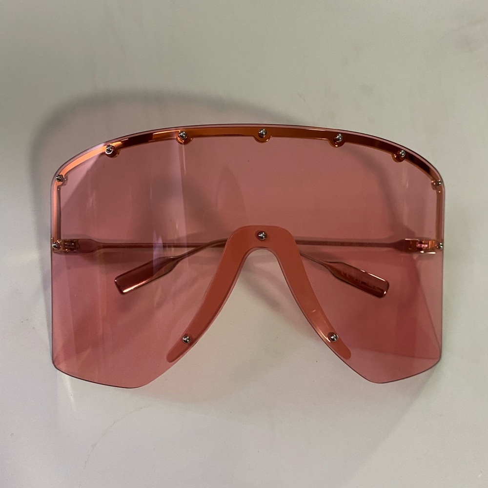 Gucci shield Sunglasses - pink